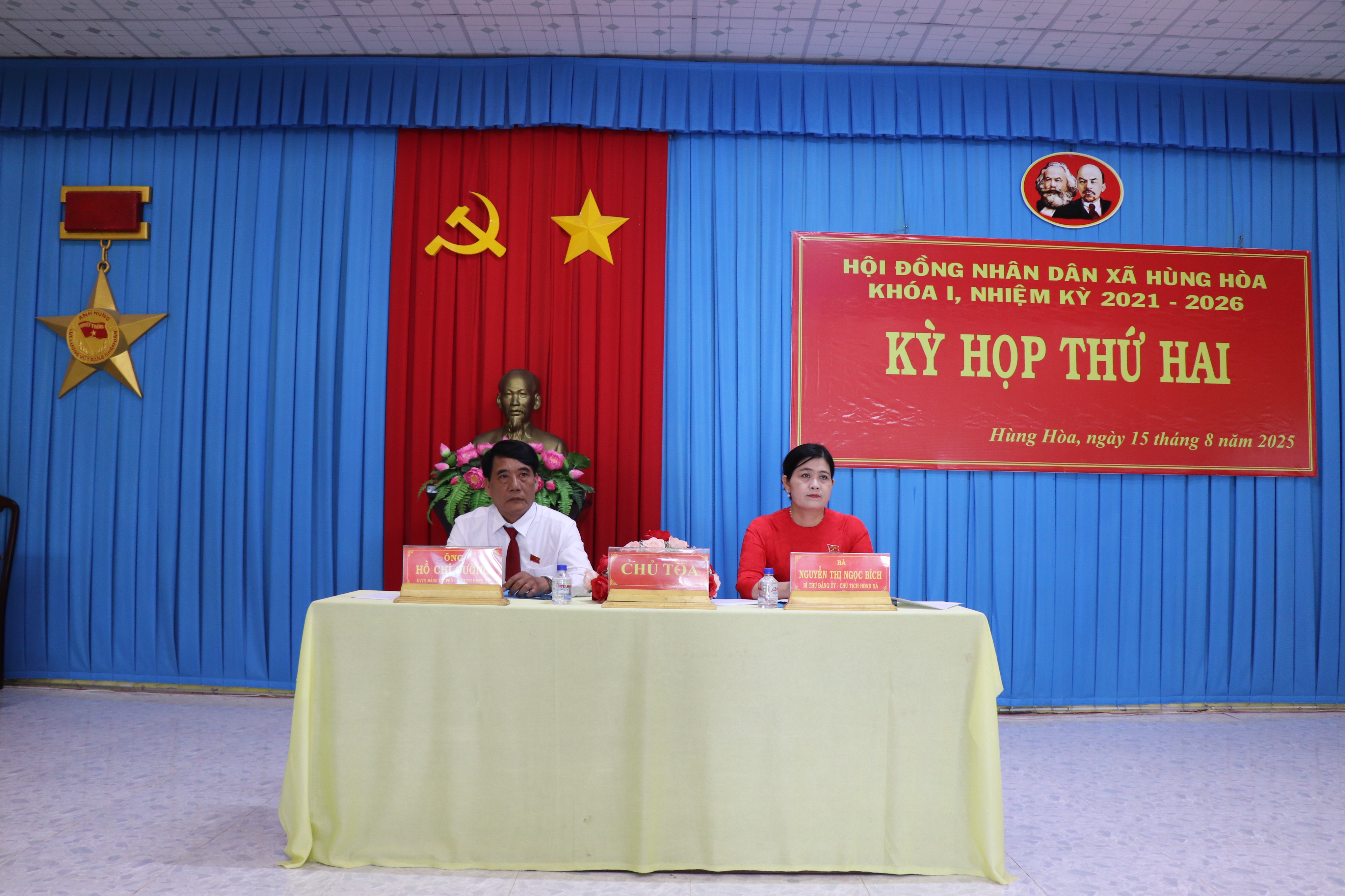 Hùng Hòa: Hội đồng nhân dân xã Hùng Hòa Khóa I, nhiệm kỳ 2021 - 2026, tổ chức kỳ họp thứ hai (kỳ họp thường lệ giữa năm 2025).