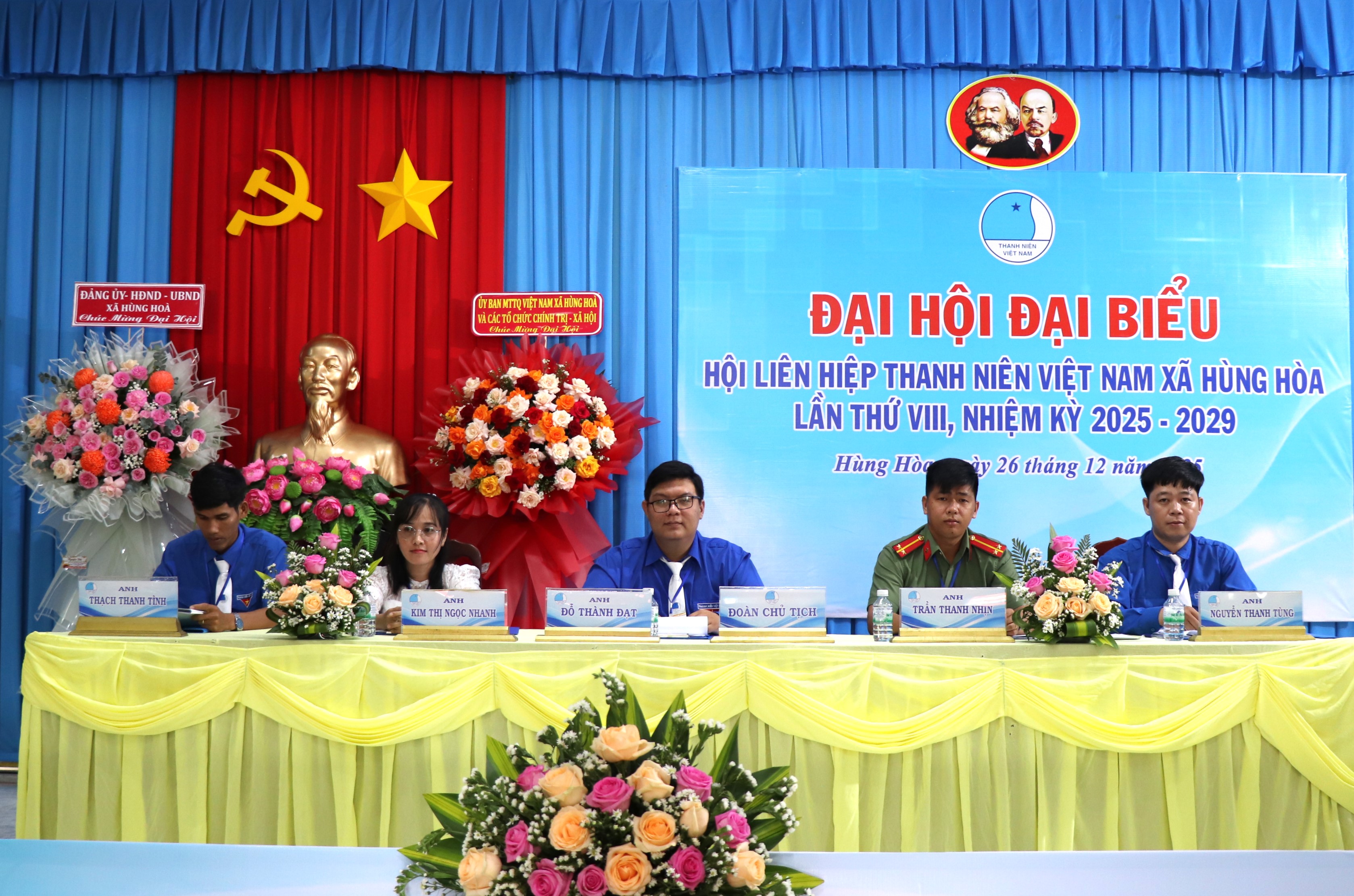 Hùng Hòa: Tổ chức thành công Đại hội Đại biểu Hội liên hiệp thanh niên Việt Nam xã Hùng Hòa lần thứ VIII, nhiệm kỳ 2025 - 2029