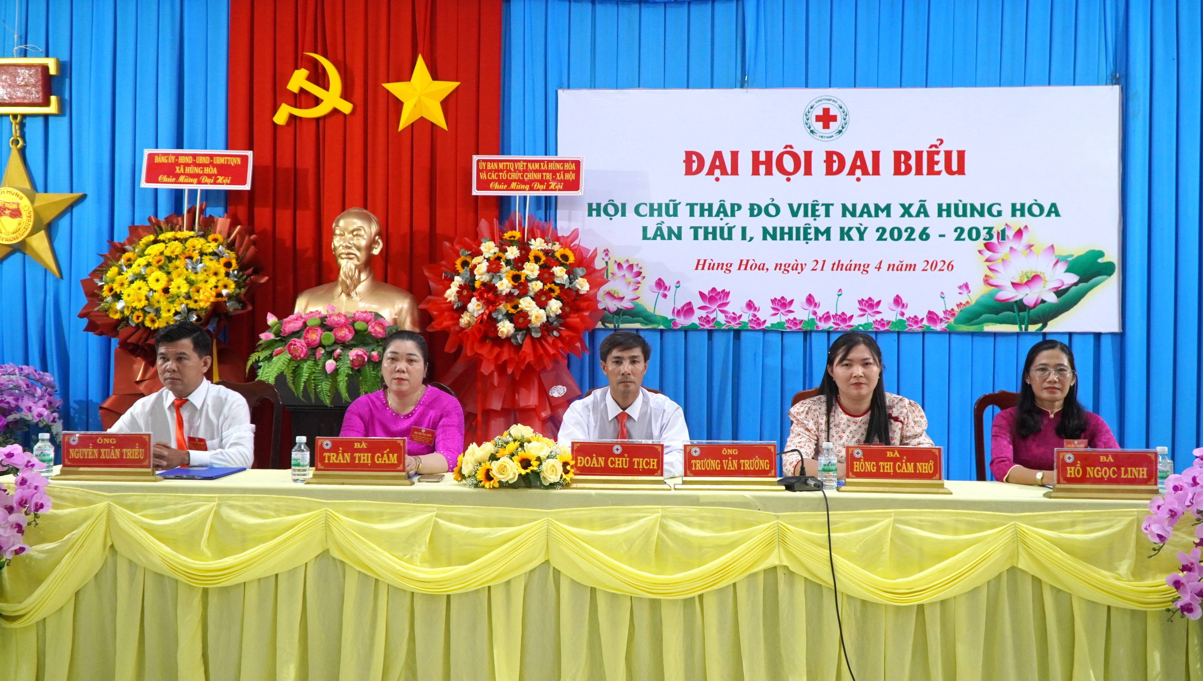 Hùng Hòa: Tổ chức thành công Đại hội Hội Chữ thập đỏ xã Hùng Hòa lần thứ I, nhiệm kỳ 2026 - 2031