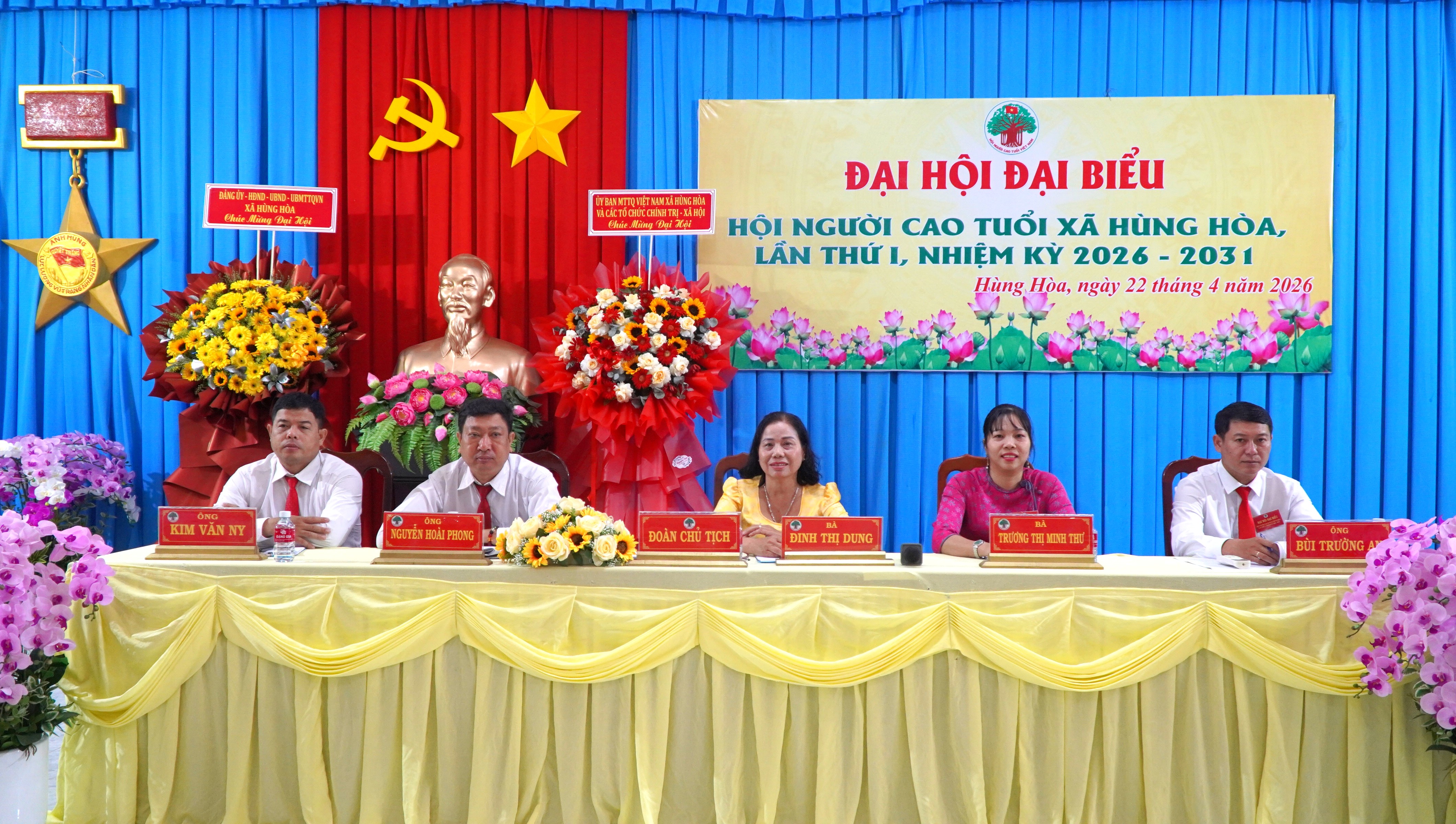 Hùng Hòa: Tổ chức thành công Đại hội Hội Người cao tuổi xã Hùng Hòa lần thứ I, nhiệm kỳ 2026 - 2031