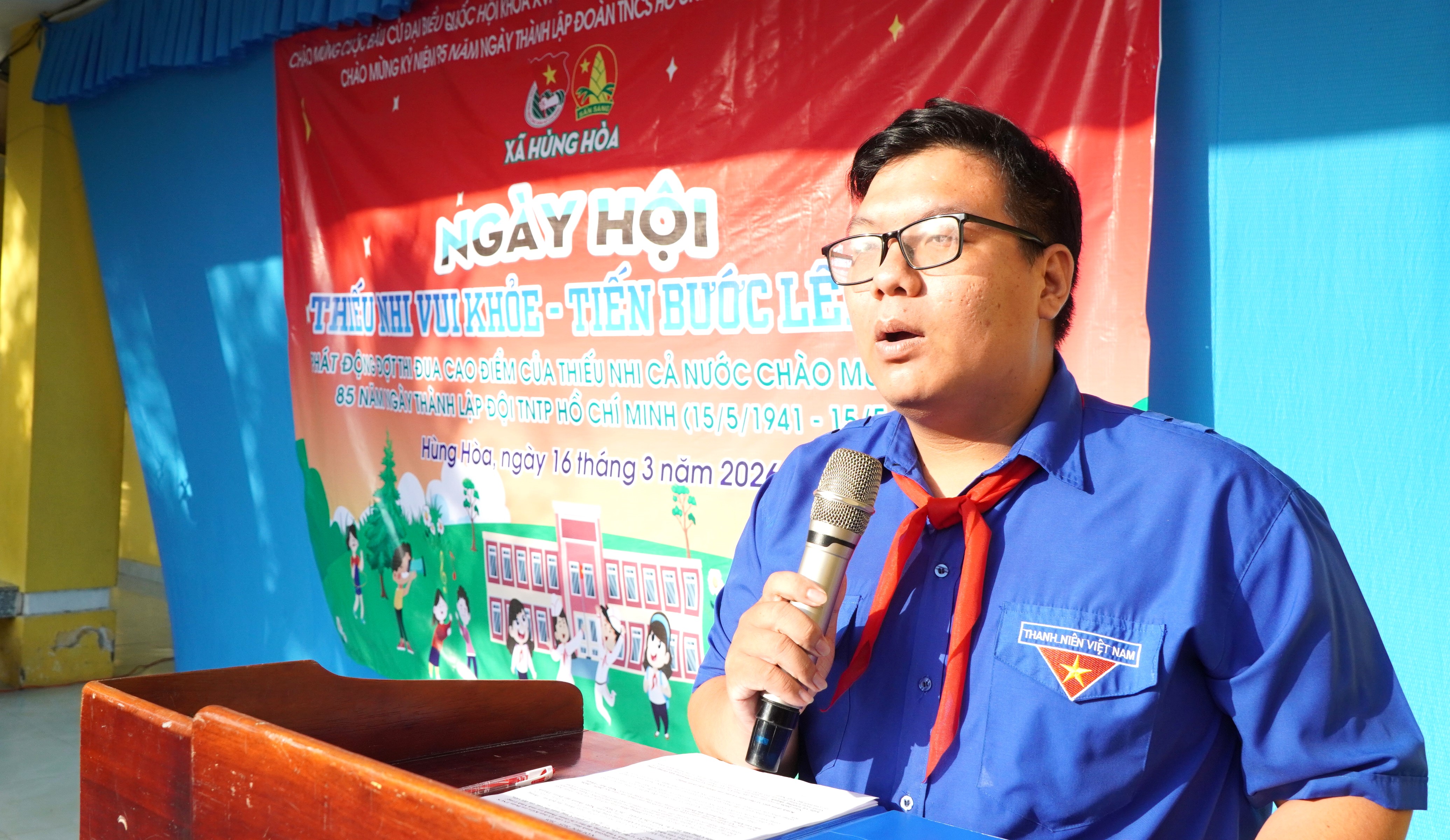 Hùng Hòa: Tổ chức Ngày hội “Thiếu nhi vui khỏe - Tiến bước lên Đoàn”