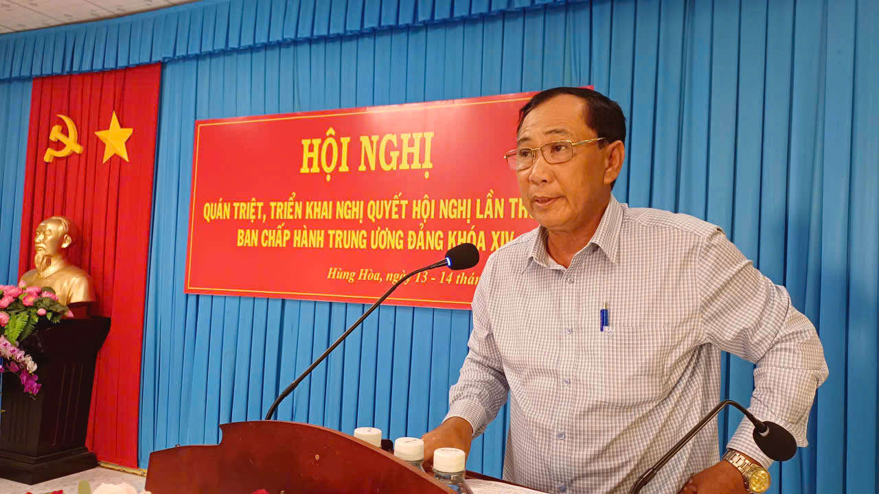 Hùng Hòa: Triển khai Nghị quyết Hội nghị lần thứ hai Ban Chấp hành Trung ương Đảng khóa XIV
