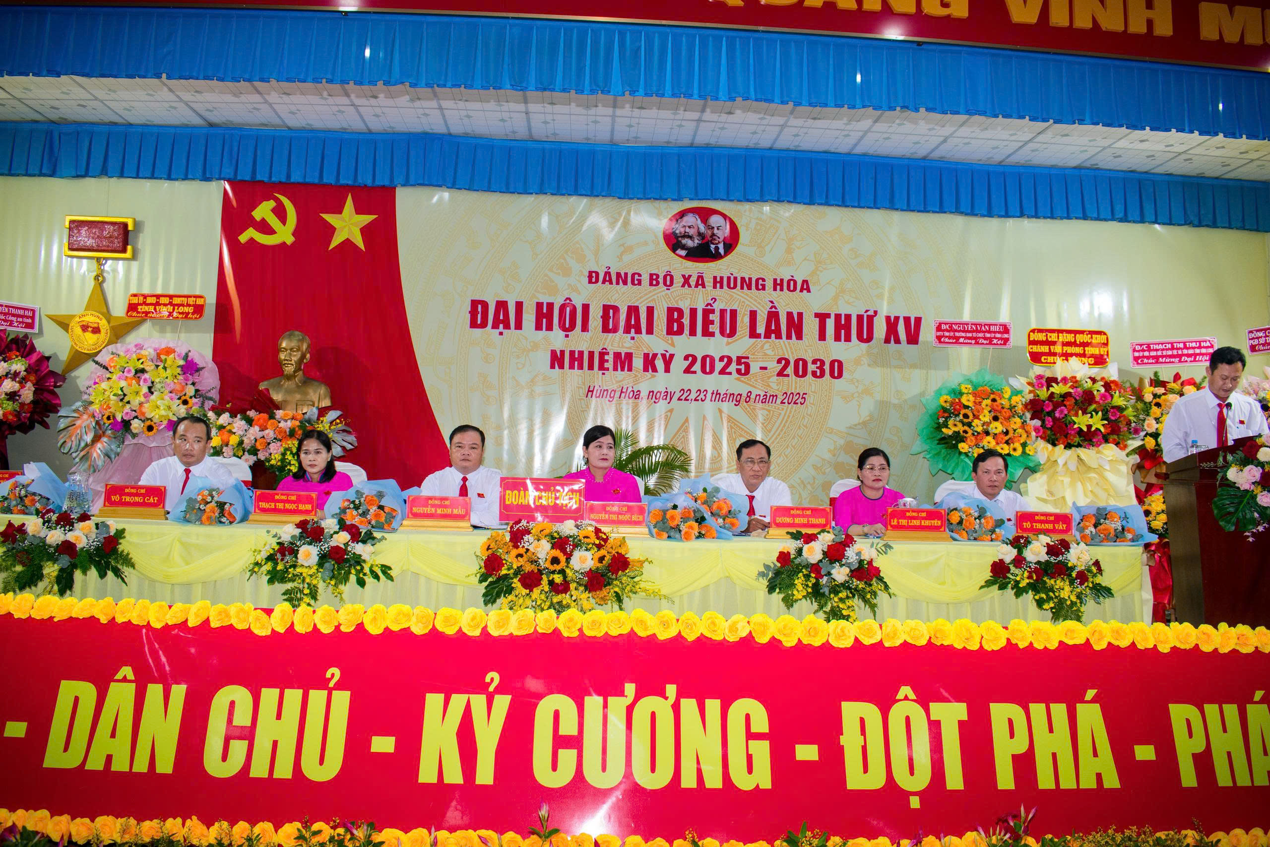 Hùng Hòa: Tổ chức Đại hội Đại biểu lần thứ XV, nhiệm kỳ 2025 - 2030 