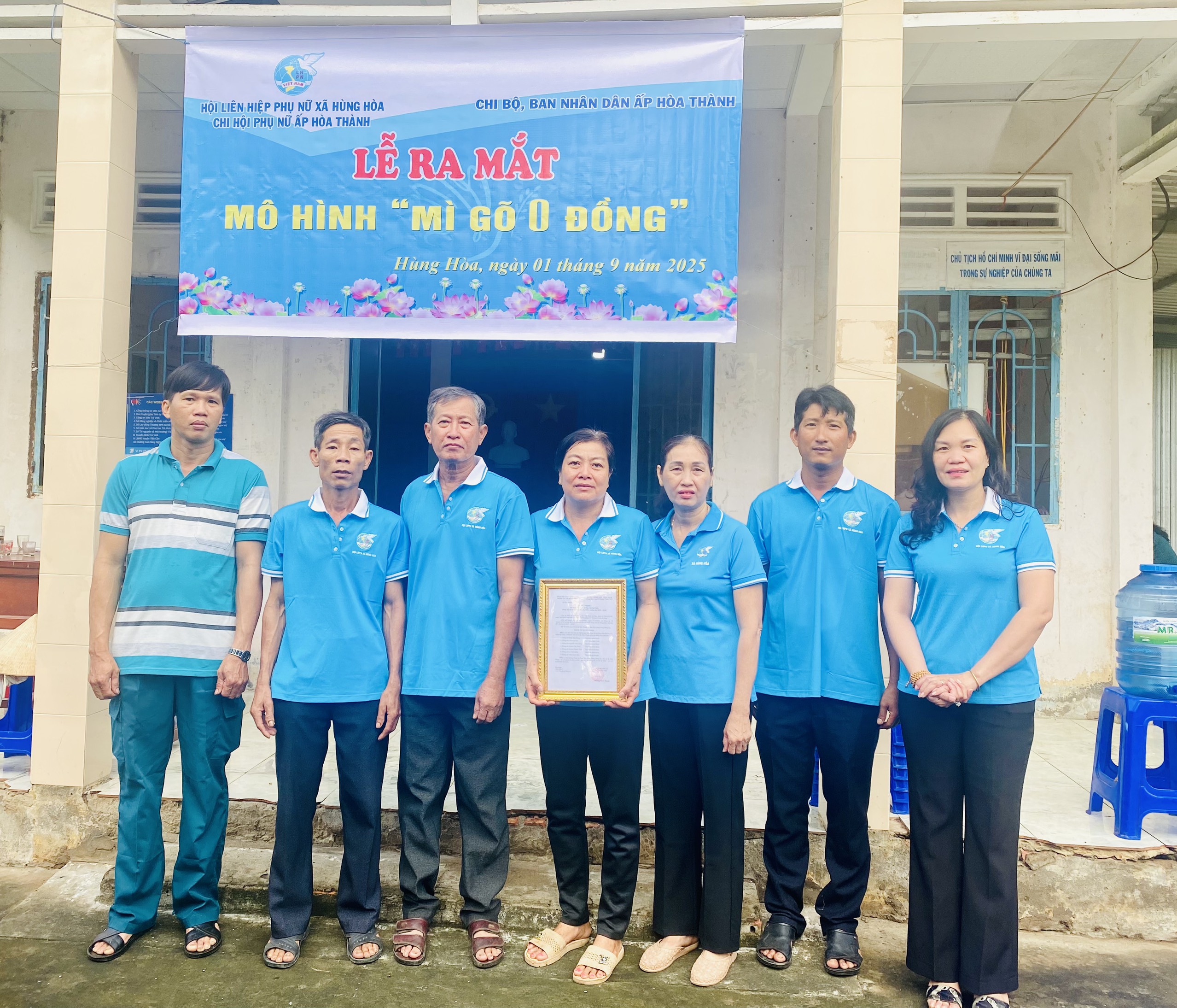 Hùng Hòa: Tổ chức Lễ ra mắt mô hình “Mì gõ 0 đồng”  