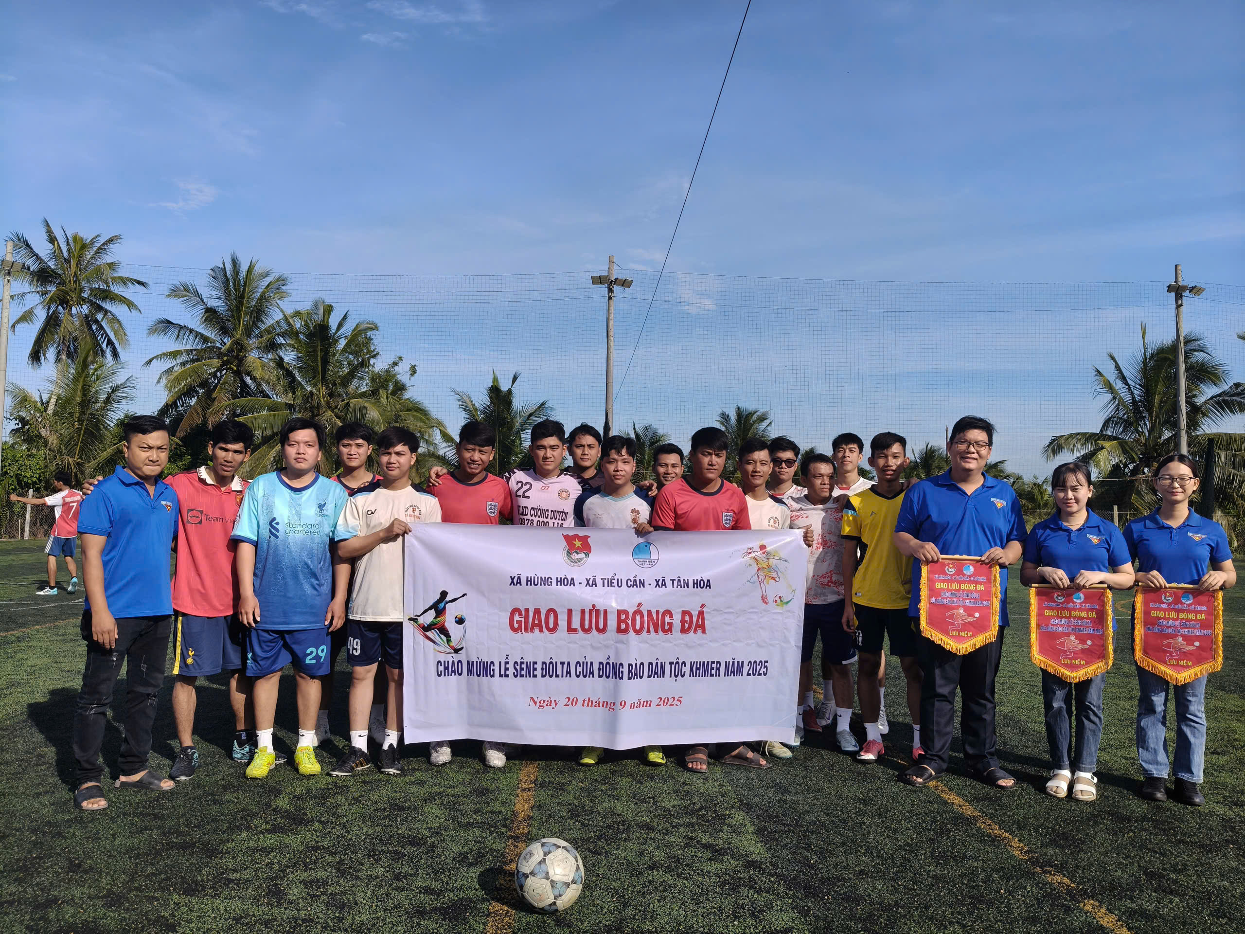 Hùng Hòa: Giao lưu bóng đá chào mừng Lễ Sêne Đôlta năm 2025
